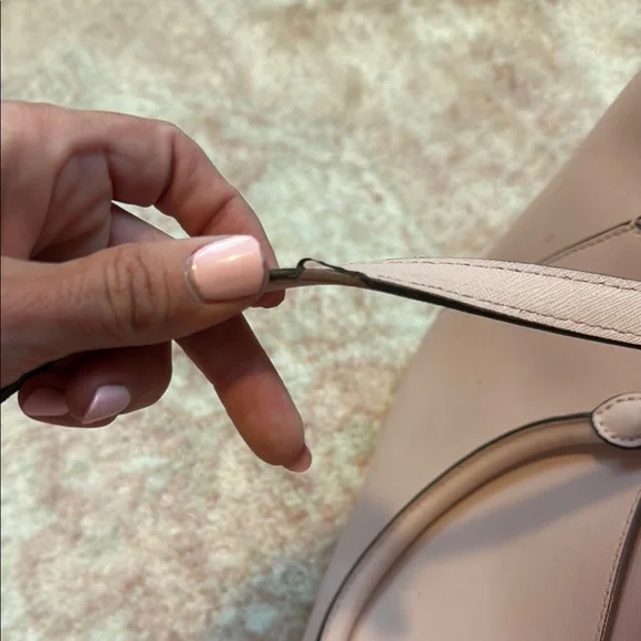 Michael Kors pink Tote Bag with Gold Accents - Picture 5 of 5